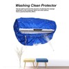 Air Conditioner Cover Waterproof Air Conditioner Cleaning Dust Cover Wall