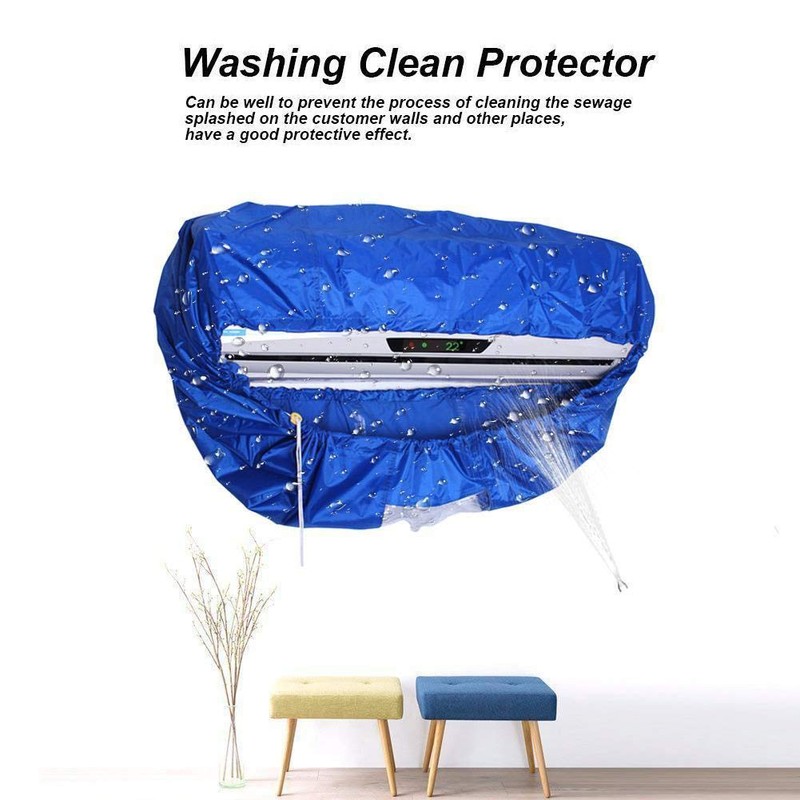 Air Conditioner Cover Waterproof Air Conditioner Cleaning Dust Cover Wall