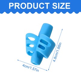 AOEVUIR 12 Pcs Pencil Grips Ergonomic Pen Holder for Various Pens Correct Handwriting Posture for Children Nursery Adults Special Needs Righties or Lefties (3 Styles)