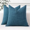 Artscope Set of 2 Cushion Covers, Plain Throw Cushion Cover,