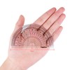 TUPARKA 3 Pack Plastic Protractor 10cm 180 degree Protractor for