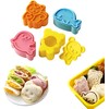 YOFAN 7pcs Bear Shape Sandwich Mold Cutters Set,Bread Sandwich Shapers