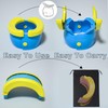 YOOLEETC Travel Potty for Toddler Kids,Folding Toilet in Banana Shape,Portable