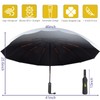 Zeproage Fiberglass Umbrella, Windproof & UV Protection, Lightweight Large Canopy,