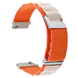 WOCCI Alpine Nylon Watch Strap, Adjustable Sports Bands for Men and Women, Strap Width 18 mm, 20 mm, 22 mm, Nylon