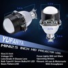 YUFANYA 2.5 Inch Mini Bixenon Projector Lens with 3.0inch Sliver