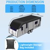 HFKJway Camper Cover 210D Oxford Cloth Camper Cover Waterproof Foldable