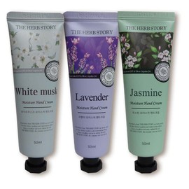 The Herb Story Fragrant High Moisturizing Hand Cream 50ml - 03. White Musk / 더허브 스토리 향기좋은 고보습 핸드크림 50ml - 03. 화이트 머스크