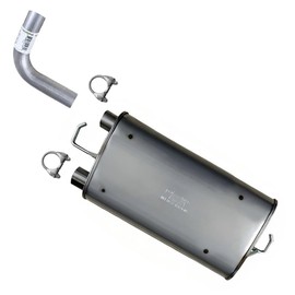 Exhaust Muffler & Tailpipe Kit Compatible for 2009-2013 Toyota Matrix 1.8L | Stainless Steel | Northeastern Exhaust | Free Clamps Included | Automotive Replacement Part