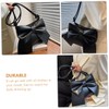 SHOWERORO Pu Leather Bowknot Shoulder Bag Stylish Crossbody Purse for