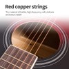 LJFEA Acoustic Guitar Strings, Premium Steel Red Brass Acoustic Guitar