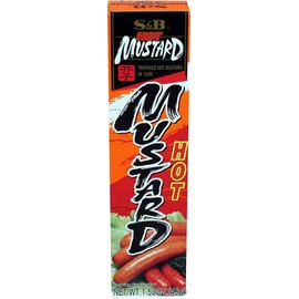 S&B Prepared Hot Mustard in Tube, 1.52 Ounce (Pack of 10)