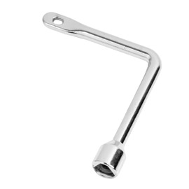 Yenvory 7 mm Triangular Key L Shape, 13 mm (0.51 Inch) Hex Socket, 69 x 64 mm (2.7 x 2.5 Inch) Zinc Alloy Tool for Public Facilities, Utility Cabinets, Industrial Plants