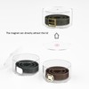 Hongtuocb 3 Layers Acrylic Belt Organizer for Closet, Belt Holder