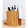 Takemi TM-PH1 Bamboo Pen Holder, Pen Stand, Caratory, Brush Stand,