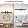 5-Light Bathroom Light Fixtures, 31" Modern Vanity Lights Over Mirror