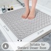 Yimobra Non-Slip Shower Mat with Suction Cups and Drain Holes