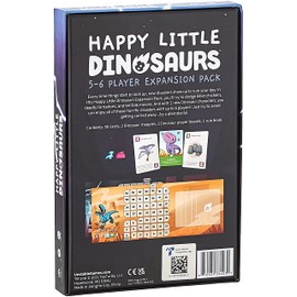 Unstable Games - Happy Little Dinosaurs: 5-6 Player Expansion Pack - Cute card game for kids, teens, & adults - Dodge life’s disasters! - 5-6 players ages 8+ - Great for game night
