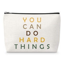 Inspirational Gifts for Women Makeup Bag Encouragement Gifts for Girls Friend Sister Coworker Positive Quote Cosmetic Bag Motivational Birthday Christmas Retirement Presents for Her Mom Zipper Pouch