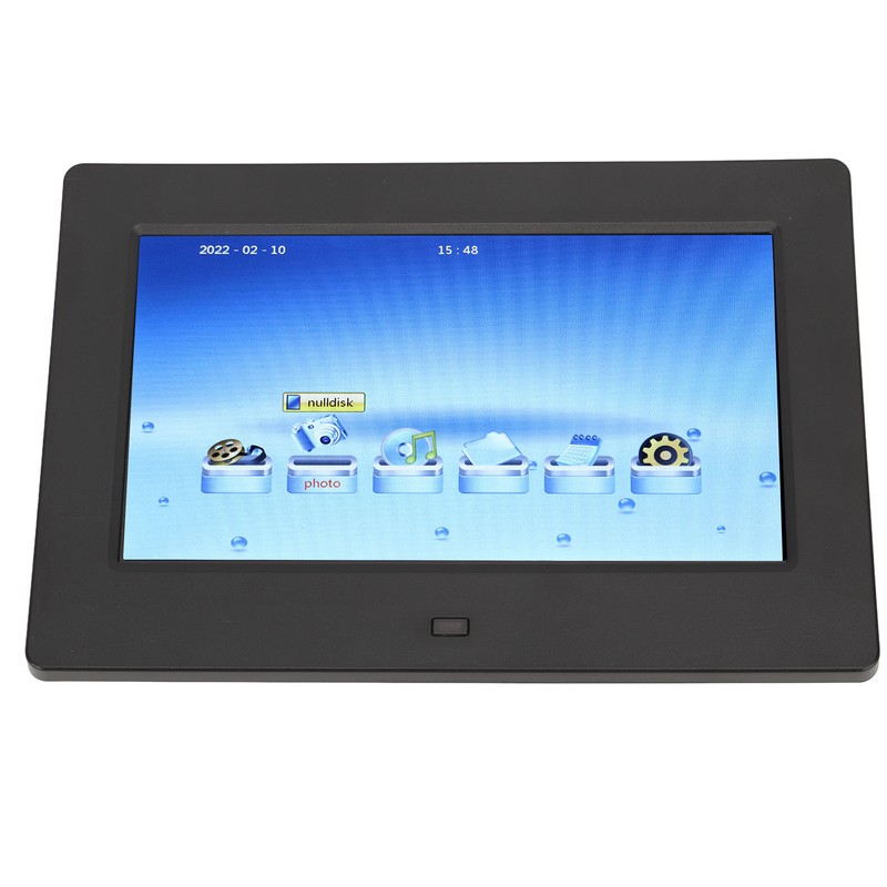 7 Inch Digital Photo Frame Multifunction Video Picture Playback Music