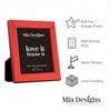 Mia Designs Picture Frame Cross Brushed Metallic Red 5x7 13x18