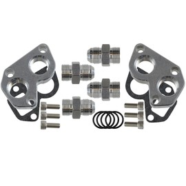 LSX 551564 Remote Mount Water Pump Adapters w/ -12AN Fittings