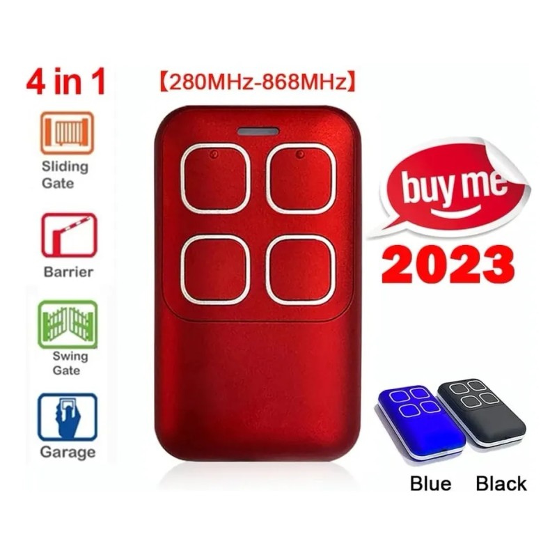 2 Control Clonador Multifrecuencia Para Portón Eléctrico