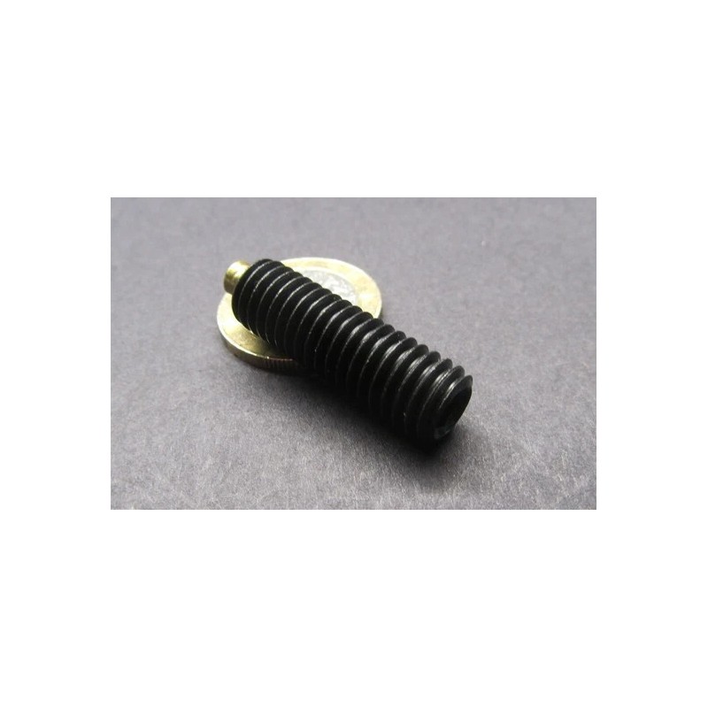Kmac Alloy Steel Set Screws, Brass Tip, 3/8-16 x 1