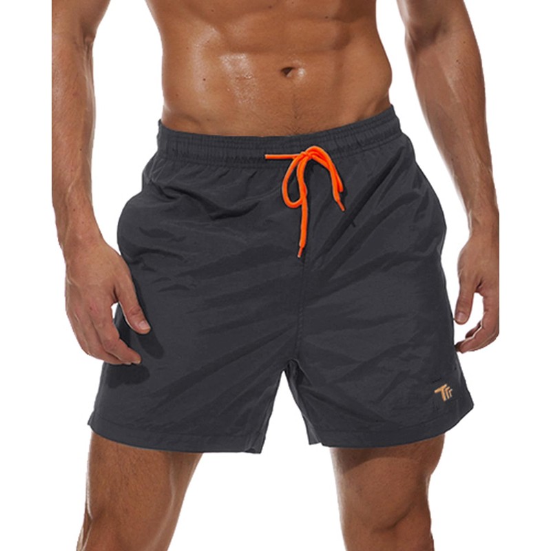 YSENTO Swimwear, Men's Surf Pants, Plain, Amphibious, Ocean Pants, Half