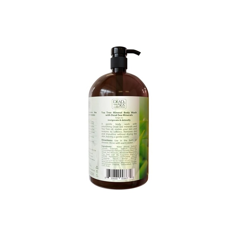Mineral Body Wash with Dead Sea Minerals & Scented Extracts