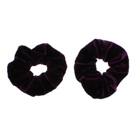 Zac's Alter Ego Pair of Luxurious Velvet Hair Scrunchies - Variety of Colours
