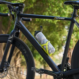 corki Cycles Bike Water Bottle Holder Right Side Load Water Bottle Cage for Road, MTB, Gravel Bicycle Lime Punch 1-Pack