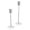 FLEXSON Essentials Adjustable Floor Stands for Sonos Era 100 (White,