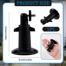 Camera Wall Mount with Thread for eufyCam 3, 3C, 2, 2C, 2C Pro, 1, E, SoloCam L40, L20, S40, Indoor and Outdoor Surveillance Camera Mount, Security Camera Mounting