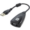keepdrum USB-HA USB Audio Adapter with Microphone and Headphone Input