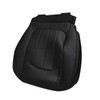 Zieichy Driver Side Bottom Perforated Leather Seat Cover Black Compatible