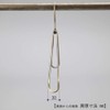 TAYA Men's Shirt Hanger TSW-2468BR-BN-42 W420mm Unrecessed Antique Gold/1 Piece