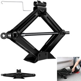 Scissor Jack for Car - 2 Ton Car Jack Kit, Portable Tire Jack, Professional Scissor Jack for Car Van SUV and Auto, Heavy Duty Material Steel Jacks & Stands, Adjustable Height Scissor Jack for Truck