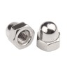 1/4"-20 Acorn Cap Nuts, Stainless Steel 18-8 (304) Acorn Cap