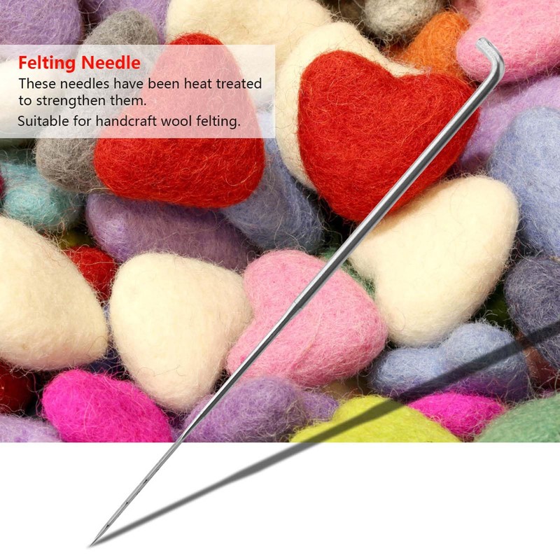 Walfront Felt Needle Set Handmade Wool Felt Needles Wool Felt