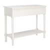 SAFAVIEH Home Collection Josie Distressed White 2-Drawer Console Table