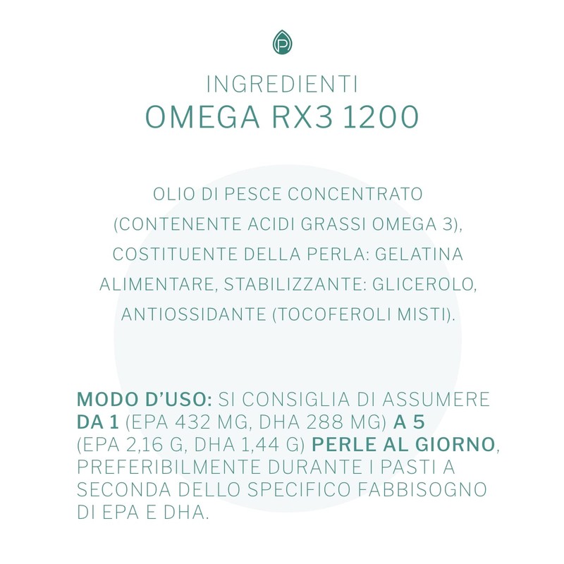 Omega RX3 1200 – con Omega 3 ad Alta Concentrazione
