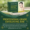Exfoliating Bar Soap for Men & Women, Crystal Peel Luxury