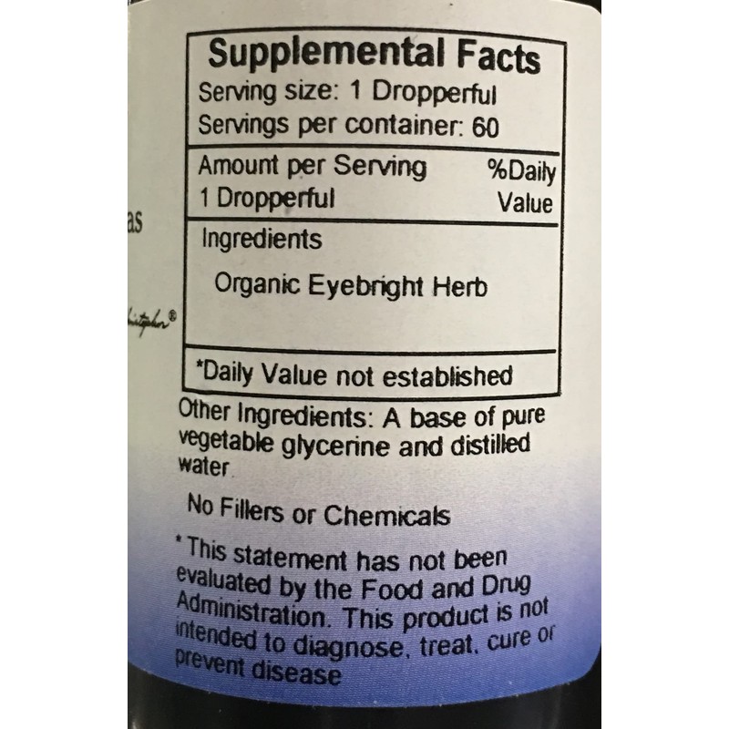 Christopher's Original Formulas Eyebright Herb Extract, 2 fl oz
