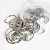 25 Pack Curtain Ring wiht Clips, Metal Decorative Drapery Window