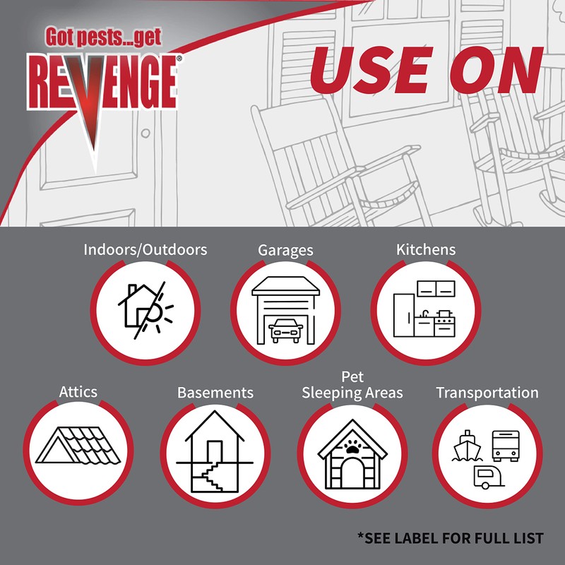 REVENGE Termite & Carpenter Ant Killer, 128 oz Ready-to-Use Spray,