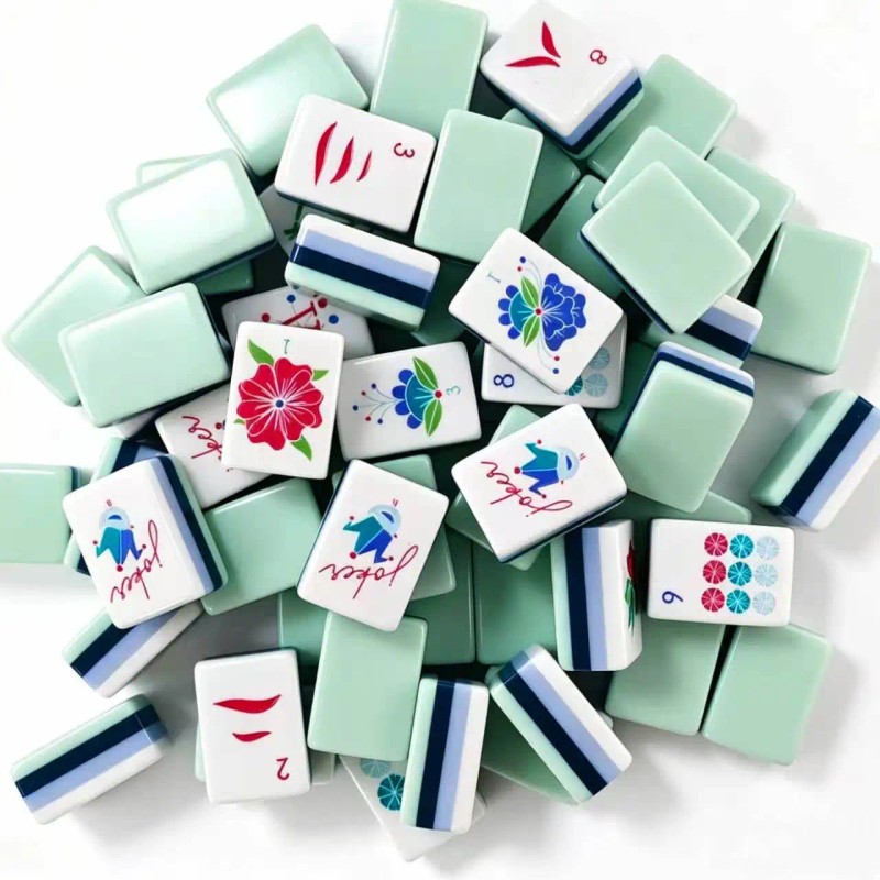 ,5-days Delivery,Mahjong Mat and Racks,American Mahjong Set with 160 Tiles,Custom
