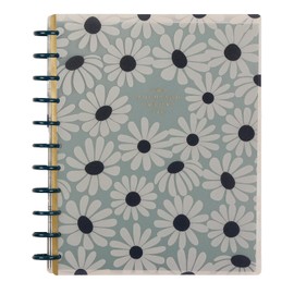 Happy Planner Disc-Bound Planner Jan.–Dec. 2026, Includes 3 Extra Months and 2 Sticker Sheets, Big Size, 8.5" x 11", Horizontal Layout, Green Garden