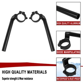 WORLDMOTOP Motorcycle 48mm Fork Clip-On Handlebars 7/8" Clip On Tube Handlebars Replacement for Honda CBR600RR CBR 600RR F5 2007-2021