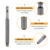 HARFINGTON 5pcs TT8 Security Torx Head Screwdriver Bit 4.33" (110mm)
